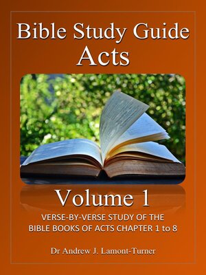 cover image of Bible Study Guide, Acts Volume 1